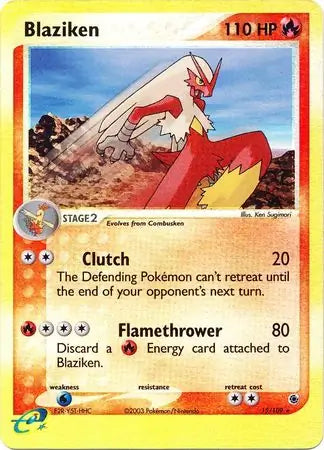 Blaziken 15/109 (Ruby and Sapphire)  - Reverse Holofoil | Good Games Adelaide SA