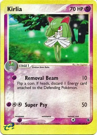 Kirlia  34/109 (Ruby and Sapphire)  - Reverse Holofoil | Good Games Adelaide SA