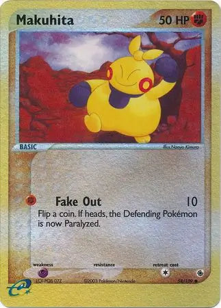 Makuhita 58/109 (Ruby and Sapphire)  - Reverse Holofoil | Good Games Adelaide SA