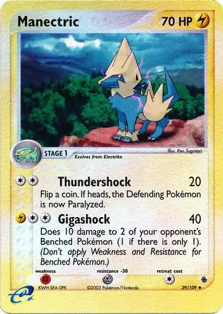 Manectric  39/109 (Ruby and Sapphire)  - Reverse Holofoil | Good Games Adelaide SA