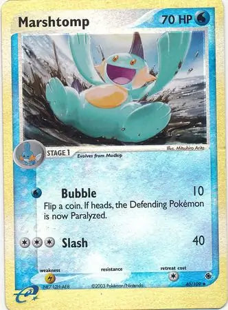 Marshtomp  40/109 (Ruby and Sapphire)  - Reverse Holofoil | Good Games Adelaide SA