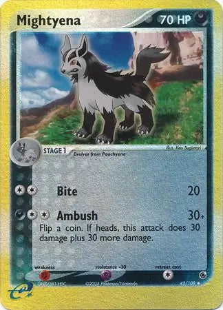 Mightyena  42/109 (Ruby and Sapphire)  - Reverse Holofoil | Good Games Adelaide SA