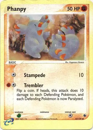 Phanpy 62/109 (Ruby and Sapphire)  - Reverse Holofoil | Good Games Adelaide SA