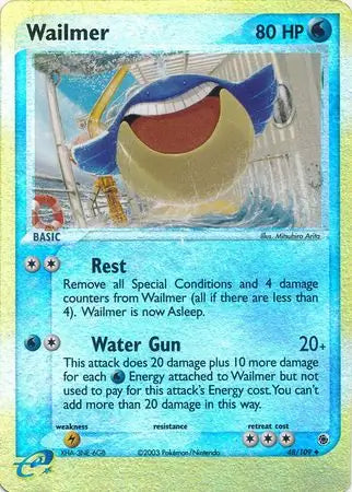 Wailmer 48/109 (Ruby and Sapphire)  - Reverse Holofoil | Good Games Adelaide SA