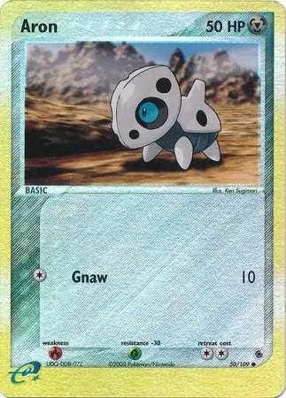Aron 50/109 (Ruby and Sapphire)  - Reverse Holofoil | Good Games Adelaide SA