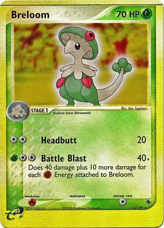Breloom 16/109 (Ruby and Sapphire)  - Reverse Holofoil | Good Games Adelaide SA