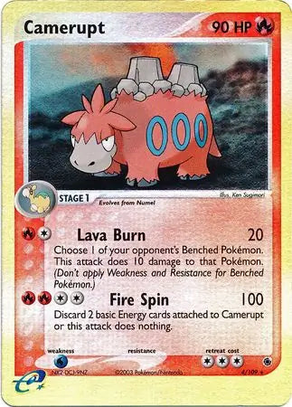 Camerupt 4/109 (Ruby and Sapphire)  - Reverse Holofoil | Good Games Adelaide SA
