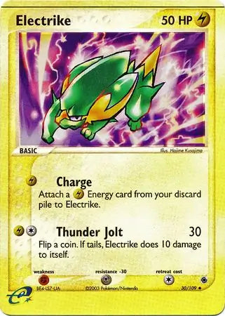 Electrike  30/109 (Ruby and Sapphire)  - Reverse Holofoil | Good Games Adelaide SA