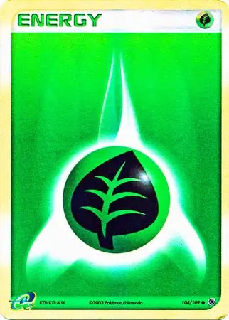 Grass Energy 104/109 (Ruby and Sapphire)  - Reverse Holofoil | Good Games Adelaide SA