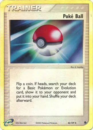 Poke Ball 86/109 (Ruby and Sapphire)  - Reverse Holofoil | Good Games Adelaide SA