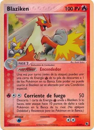 Blaziken  3/109 (Ruby and Sapphire)  - Reverse Holofoil | Good Games Adelaide SA