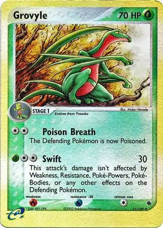 Grovyle  31/109 (Ruby and Sapphire)  - Reverse Holofoil | Good Games Adelaide SA