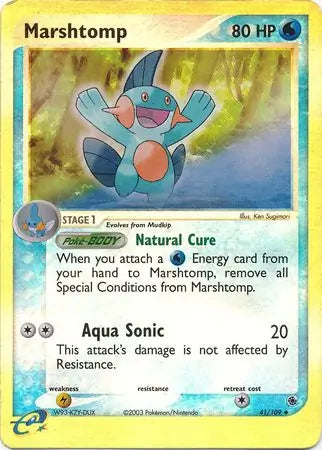 Marshtomp  41/109 (Ruby and Sapphire)  - Reverse Holofoil | Good Games Adelaide SA