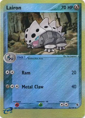 Lairon  36/109 (Ruby and Sapphire)  - Reverse Holofoil | Good Games Adelaide SA