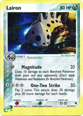 Lairon  37/109 (Ruby and Sapphire)  - Reverse Holofoil | Good Games Adelaide SA