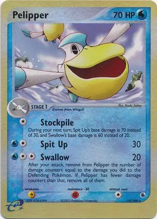 Pelipper 19/109 (Ruby and Sapphire)  - Reverse Holofoil | Good Games Adelaide SA