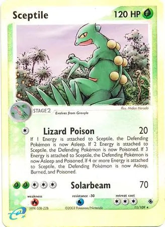 Sceptile 11/109 (Ruby and Sapphire)  - Reverse Holofoil | Good Games Adelaide SA