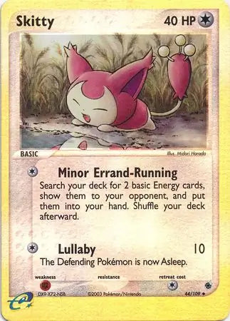 Skitty 44/109 (Ruby and Sapphire)  - Reverse Holofoil | Good Games Adelaide SA