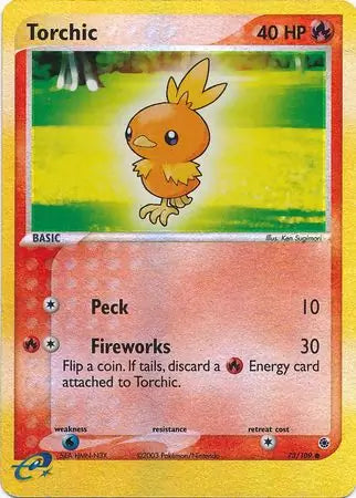 Torchic  73/109 (Ruby and Sapphire)  - Reverse Holofoil | Good Games Adelaide SA