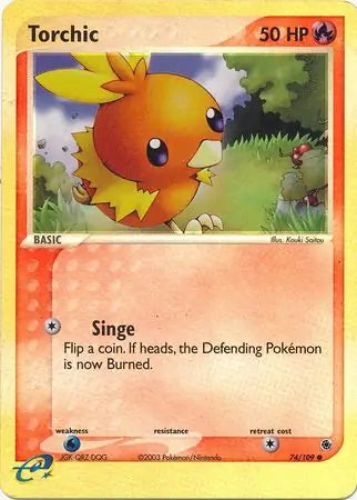 Torchic 74/109 (Ruby and Sapphire)  - Reverse Holofoil | Good Games Adelaide SA