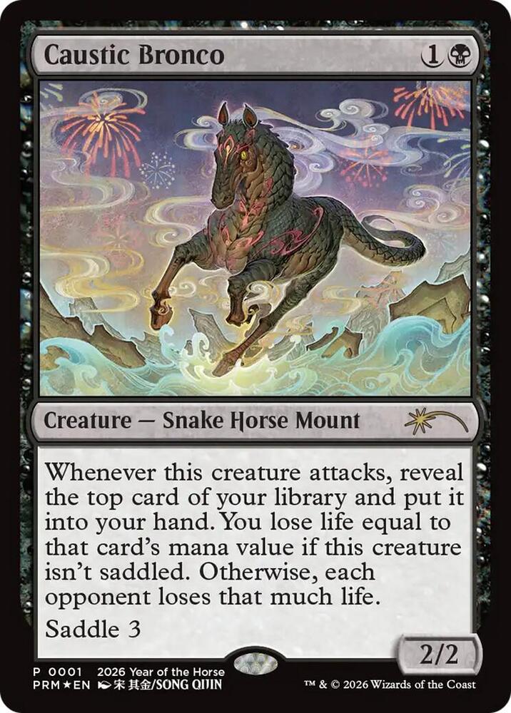 Caustic Bronco Year of the Horse 2026 1 (Standard Showdown Promos)  - Foil | Good Games Adelaide SA