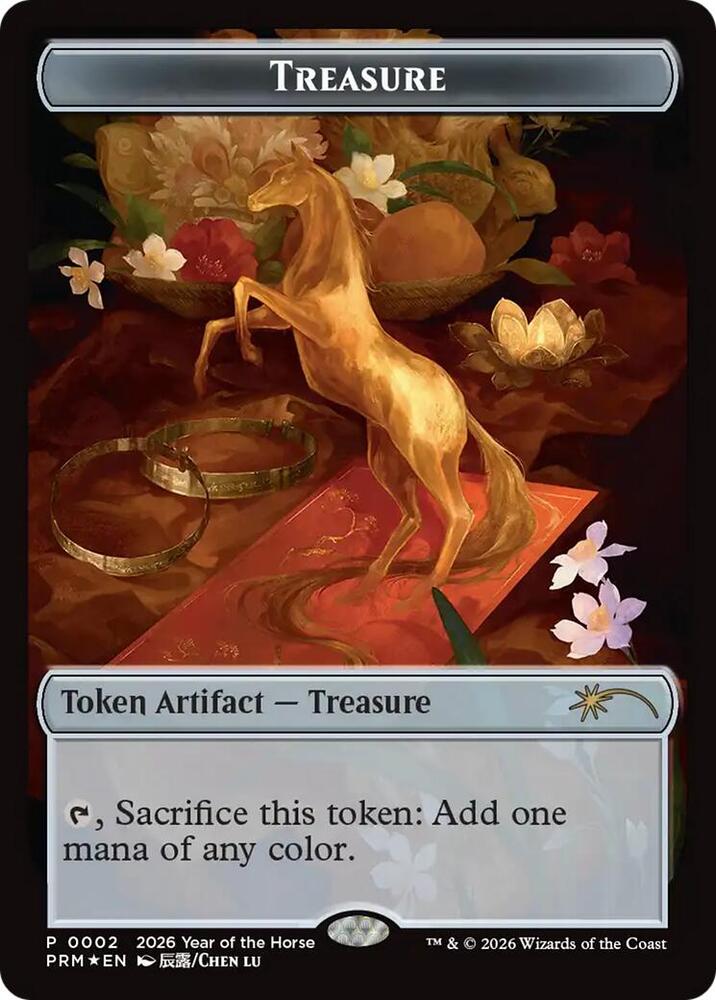 Treasure Token Year of the Horse 2026 2 (Standard Showdown Promos)  - Foil | Good Games Adelaide SA