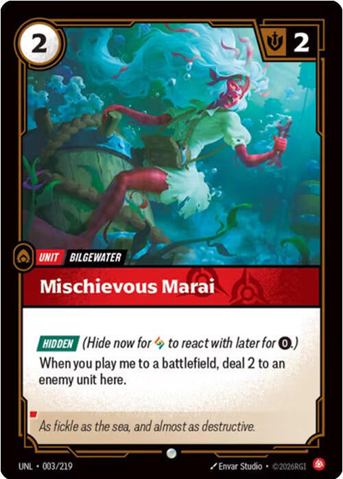 Mischevious Marai 003/219 (Unleashed)  | Good Games Adelaide SA