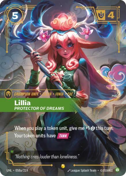 Lillia - Protector of Dreams 058a/219 (Unleashed)  - Foil | Good Games Adelaide SA