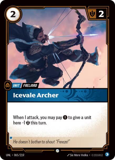 Icevale Archer 065/219 (Unleashed)  | Good Games Adelaide SA