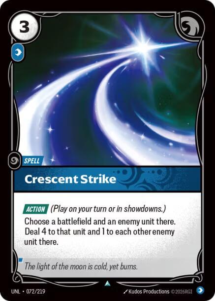 Crescent Strike 72/219 (Unleashed)  - Foil | Good Games Adelaide SA