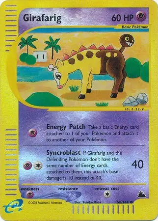 Girafarig 058/144 (Skyridge)  - Reverse Holofoil | Good Games Adelaide SA