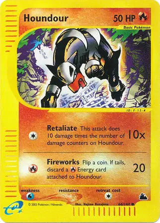 Houndour 066/144 (Skyridge)  - Reverse Holofoil | Good Games Adelaide SA