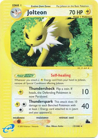 Jolteon 013/144 (Skyridge)  - Reverse Holofoil | Good Games Adelaide SA