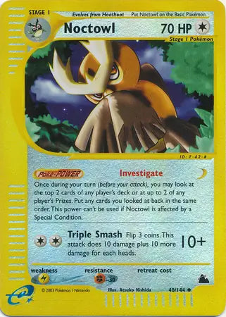 Noctowl 040/144 (Skyridge)  - Reverse Holofoil | Good Games Adelaide SA