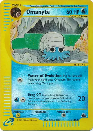 Omanyte 041/144 (Skyridge)  - Reverse Holofoil | Good Games Adelaide SA