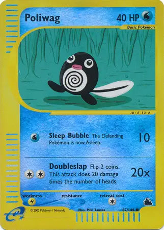 Poliwag 087/144 (Skyridge)  - Reverse Holofoil | Good Games Adelaide SA