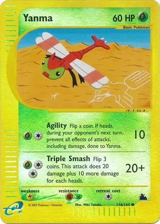 Yanma 116/144 (Skyridge)  - Reverse Holofoil | Good Games Adelaide SA