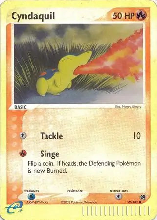 Cyndaquil 59/100 (Sandstorm)  - Reverse Holofoil | Good Games Adelaide SA