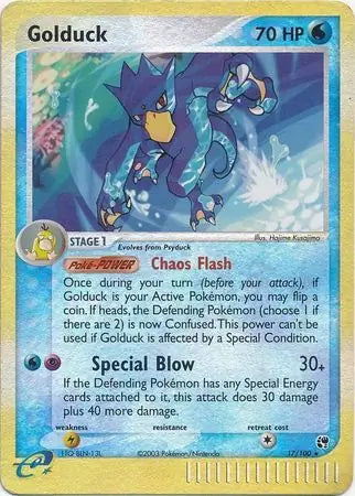 Golduck 17/100 (Sandstorm)  - Reverse Holofoil | Good Games Adelaide SA