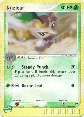 Nuzleaf 48/100 (Sandstorm)  - Reverse Holofoil | Good Games Adelaide SA