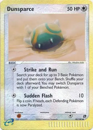 Dunsparce 60/100 (Sandstorm)  - Reverse Holofoil | Good Games Adelaide SA