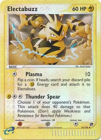 Electabuzz 35/100 (Sandstorm)  - Reverse Holofoil | Good Games Adelaide SA