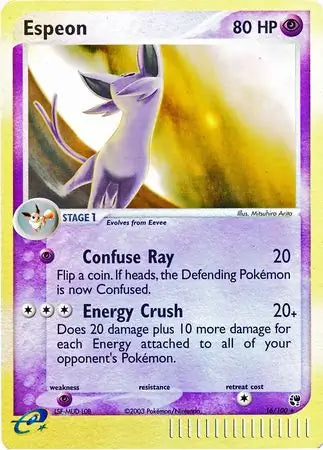 Espeon 16/100 (Sandstorm)  - Reverse Holofoil | Good Games Adelaide SA