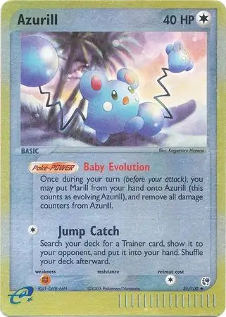 Azurill 31/100 (Sandstorm)  - Reverse Holofoil | Good Games Adelaide SA