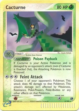 Cacturne 2/100 (Sandstorm)  - Reverse Holofoil | Good Games Adelaide SA