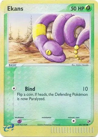 Ekans 64/100 (Sandstorm)  - Reverse Holofoil | Good Games Adelaide SA