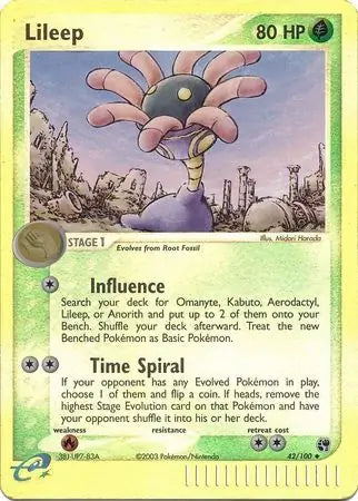 Lileep 42/100 (Sandstorm)  - Reverse Holofoil | Good Games Adelaide SA