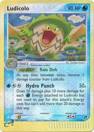 Ludicolo 7/100 (Sandstorm)  - Reverse Holofoil | Good Games Adelaide SA