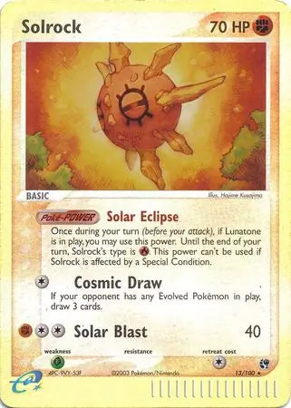 Solrock 13/100 (Sandstorm)  - Reverse Holofoil | Good Games Adelaide SA