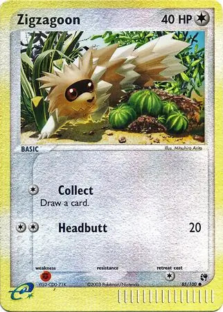 Zigzagoon 85/100 (Sandstorm)  - Reverse Holofoil | Good Games Adelaide SA